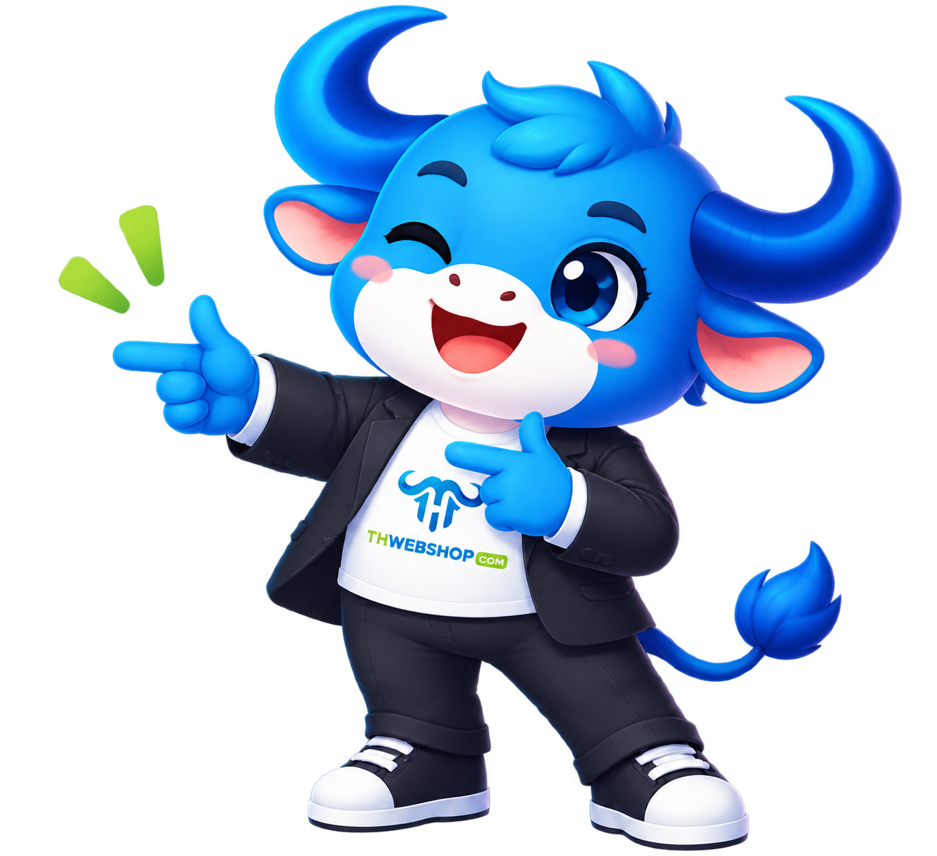 THWEBSHOP footer mascot