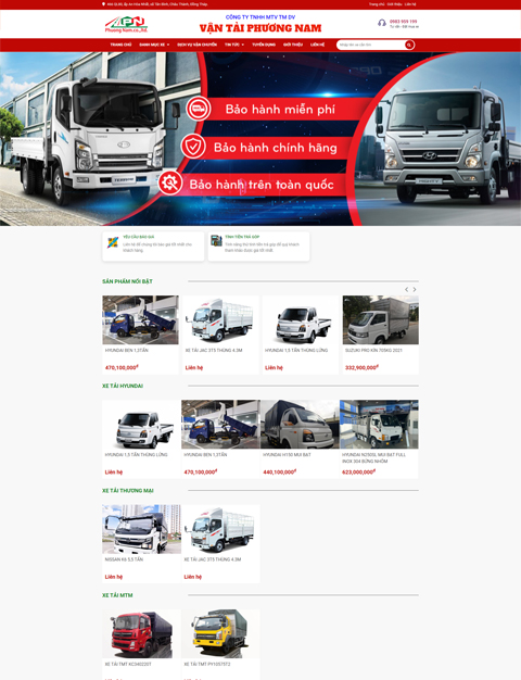 Web Xe Tải Phương Nam